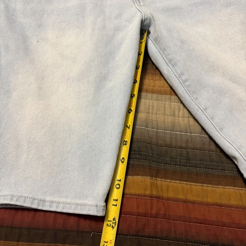 True Religion Rocco Relaxed Skinny Men's Light Wash Denim Shorts 5-Pocket sz 33